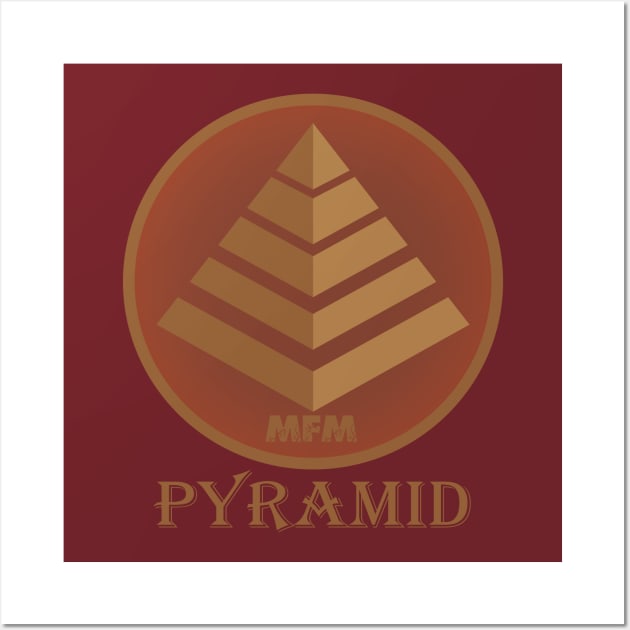 Pyramid03 Wall Art by FilaliShop